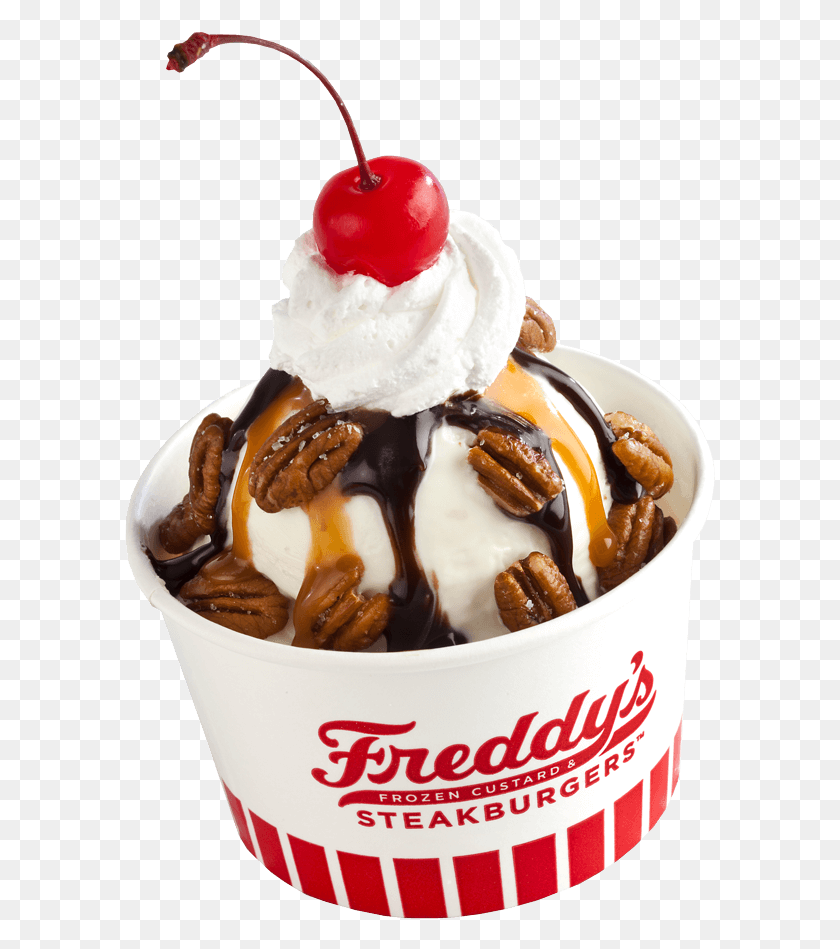 592x889 Frozen Custard Amp Steakburgers Is More Than Freddy39s Frozen Custard Amp Steakburgers, Cream, Dessert, Food HD PNG Download