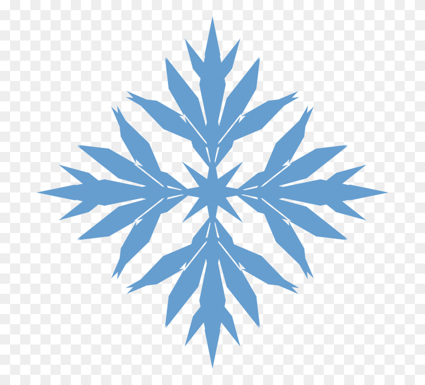 700x700 Frozen Flocos Векторный Клипарт Floco De Neve, Лист, Растение, Снежинка Png Скачать