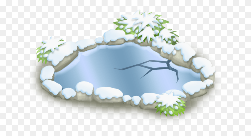 668x396 Frozen Pond, Nature, Ice, Outdoors HD PNG Download