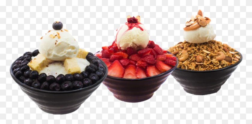 988x450 Frozen Yogurt, Cream, Dessert, Food HD PNG Download