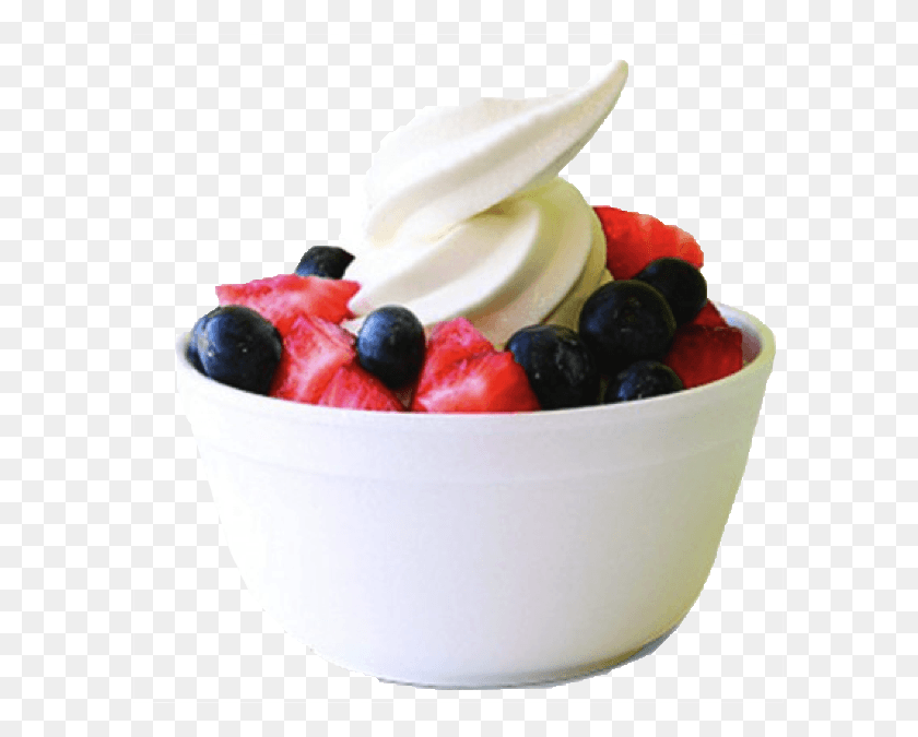 595x615 Frozen Yogurt In A Cup, Dessert, Food, Yogurt HD PNG Download