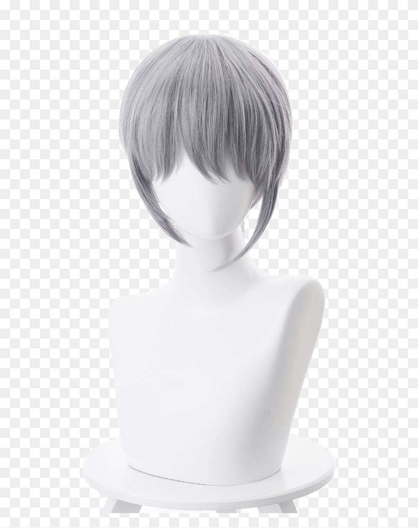 510x1001 Fruit Basket Souma Yuki Grey Cosplay Wig Yuki Sohma, Hair, Person, Human HD PNG Download