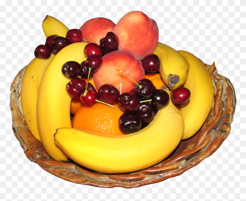 1094x879 Fruit Bowl Cut Free Picture Sliced Fruit Tray Transparent Background, Plant, Banana, Food HD PNG Download
