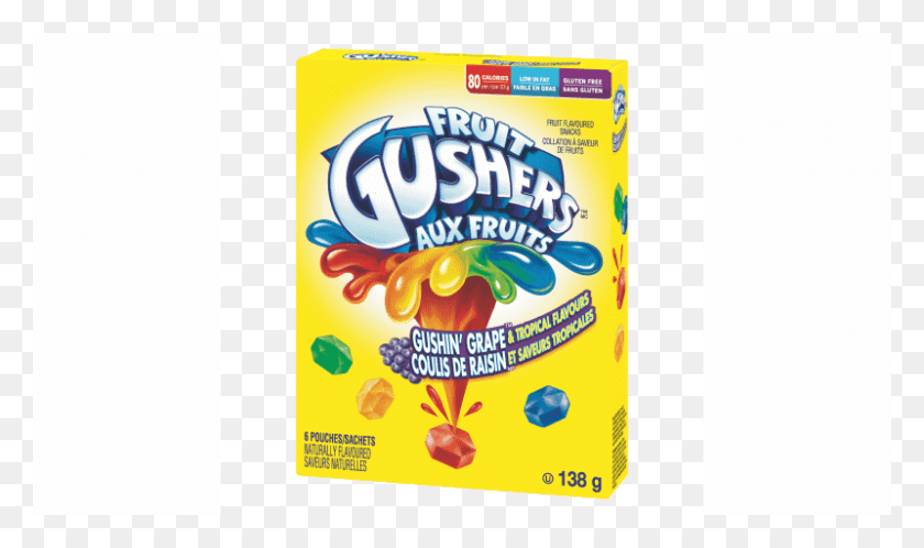 800x450 Fruit Gushers Gushin Grape And Tropical Flavours Fruit, Food, Snack HD PNG Download