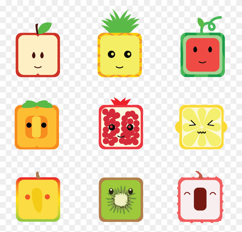 739x744 Diseño De Icono De Fruta, Verde, Planta, Gráficos Hd Png