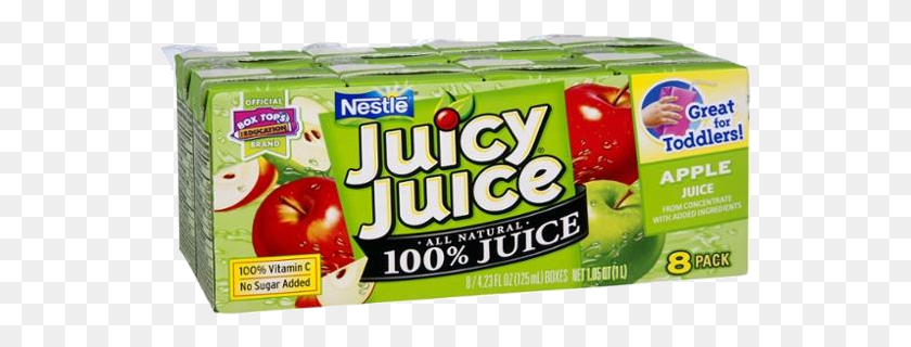 545x260 Fruit Juice Juicy Juice Apple Juice, Sweets, Food, Confectionery HD PNG Download