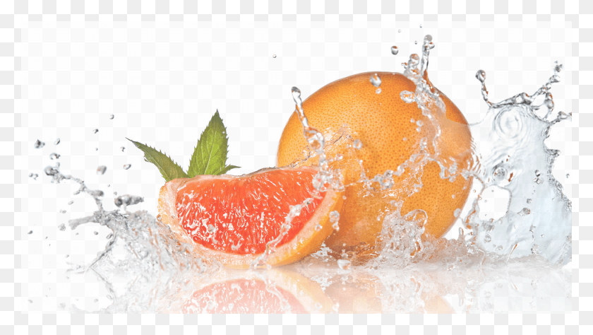 2100x1116 Fruit Orange Drop Water, Grapefruit, Citrus Fruit, Produce HD PNG Download