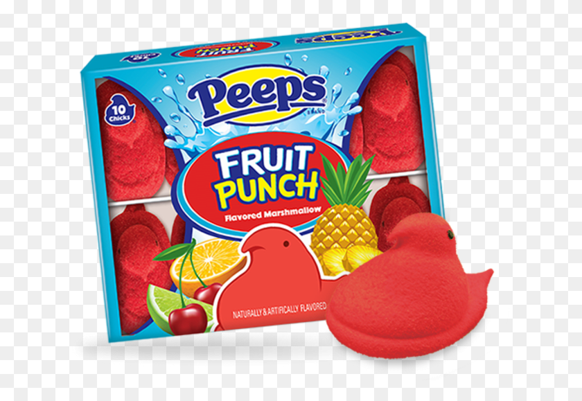 633x519 Fruit Punch Peeps, Food, Plant, Snack HD PNG Download