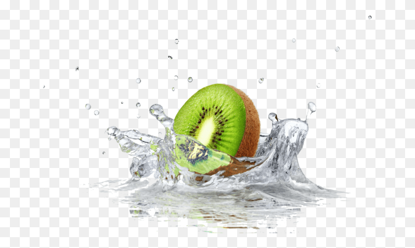 667x442 Fruit Water Splash Clipart Divider Quadro Cozinha Para Imprimir, Plant, Kiwi, Food HD PNG Download