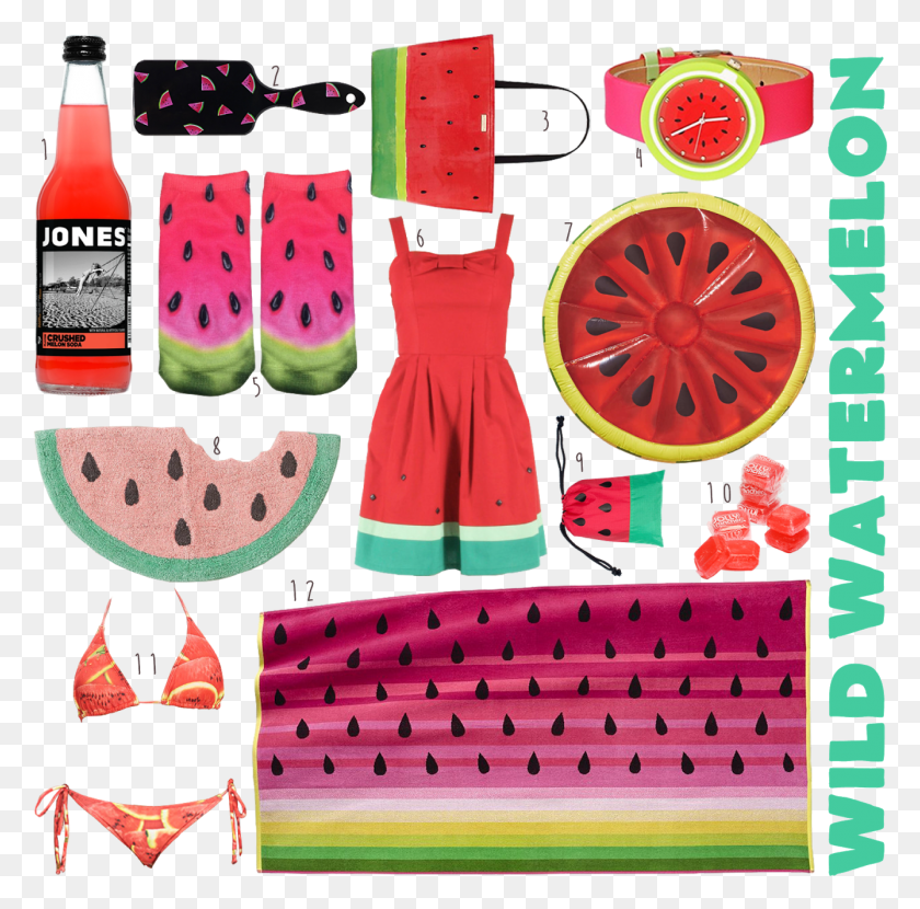 1338x1321 Fruit Watermelon, Plant, Food, Rug HD PNG Download