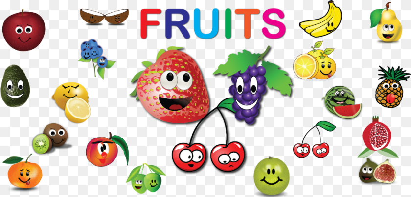 1007x484 Fruits Transparent Preschool Fruits For Kids, Food, Fruit, Plant, Produce PNG