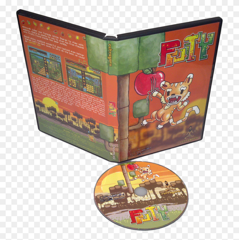 729x784 Фруктовый Dreamcast Homebrew Фруктовый Dreamcast, Диск, Dvd, Коробка Hd Png Скачать