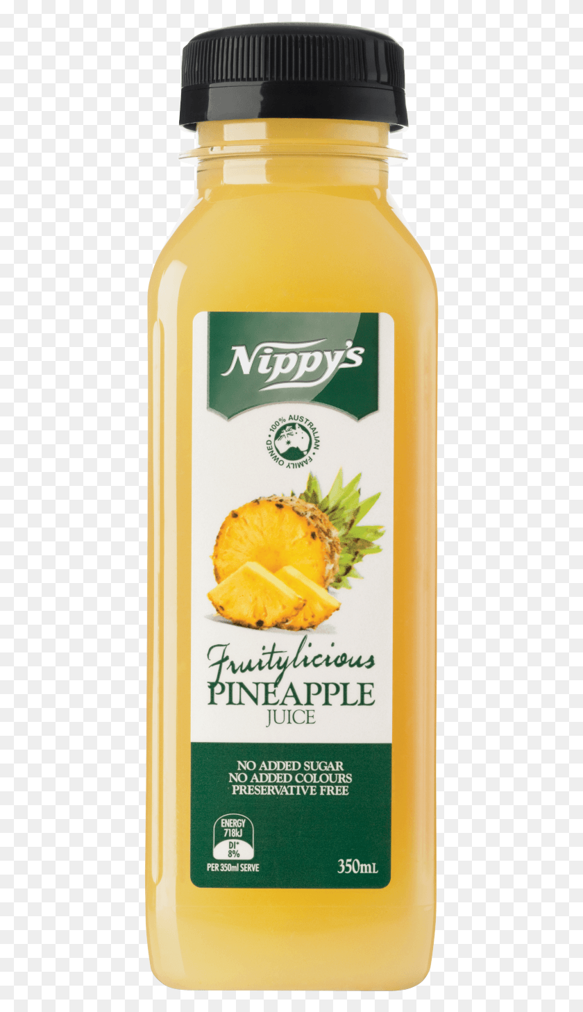 425x1398 Fruitylicious Pineapple Juice Nippys Orange Juice, Plant, Fruit, Food HD PNG Download