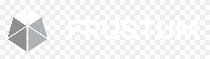 3458x786 Descargar Png Frustum Logo White 2017 Clear Aligners, Word, Texto, Etiqueta Hd Png
