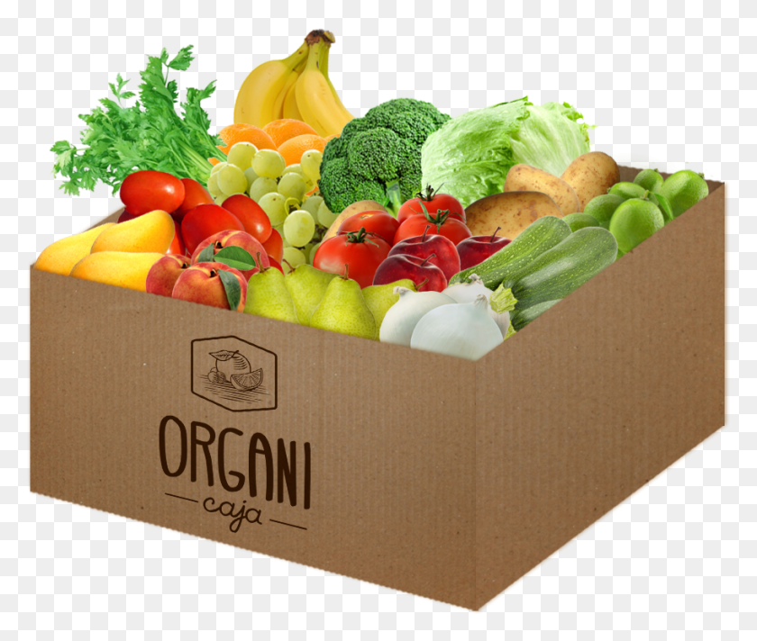 910x761 Frutas Y Verduras, Plant, Box, Food HD PNG Download