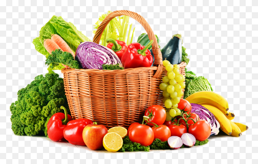 959x586 Frutas Y Verduras, Plant, Basket, Food HD PNG Download
