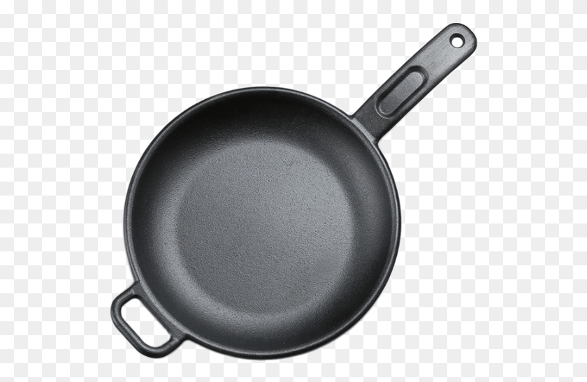 530x487 Frying Pan Cast Iron Cookware Stock Pot Cast Iron Cast Iron Pan Transparent, Spoon, Cutlery, Frying Pan HD PNG Download