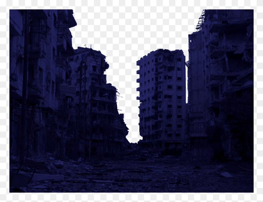 1024x768 Ftestickers Background City Urban Building Ruined Ruins, Nature, Outdoors, Night HD PNG Download