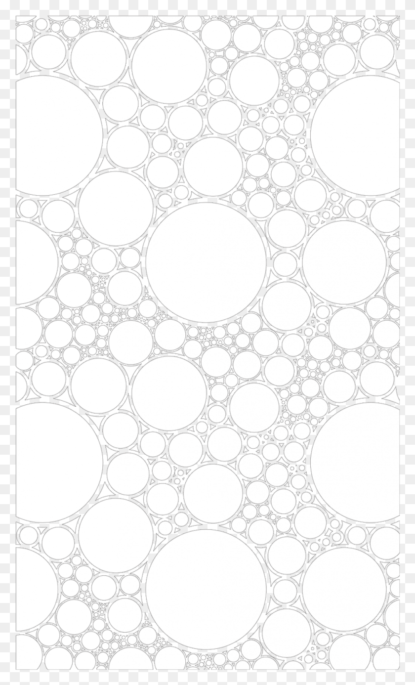 974x1657 Ftestickers Background Dots Dotted Circle Bubble Bubble Screen Pattern, Rug, Stencil HD PNG Download