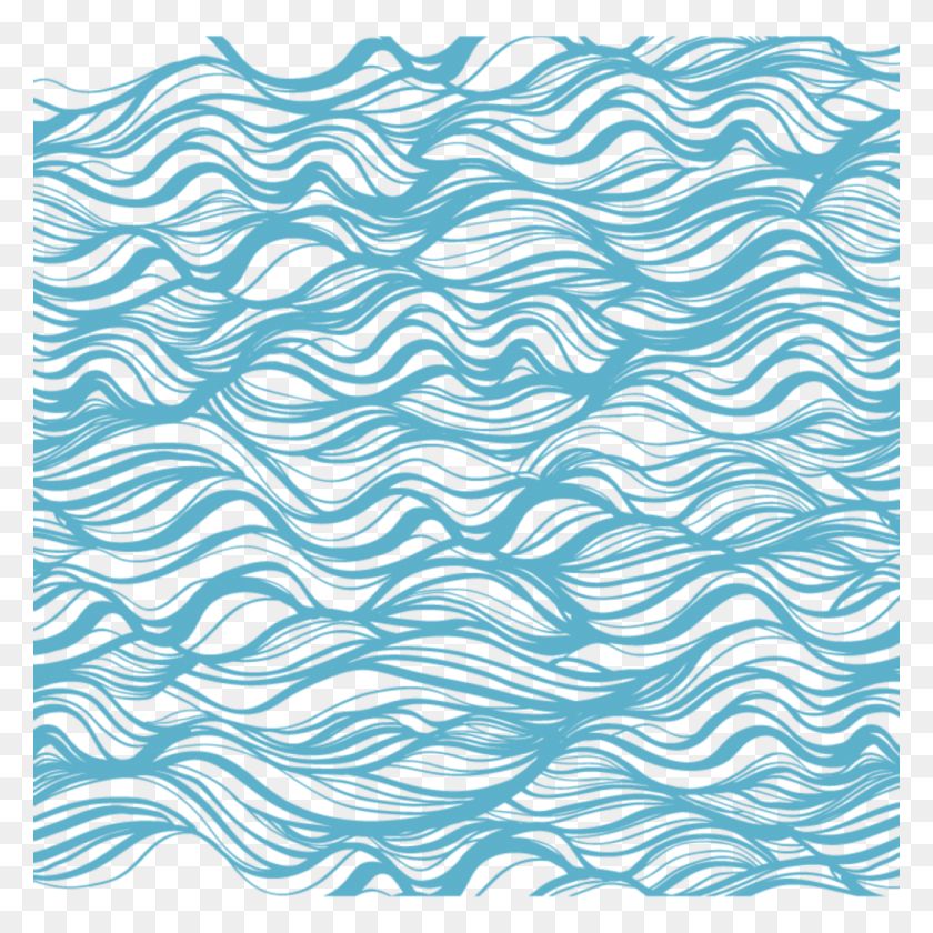 1024x1024 Ftestickers Clipart Water Ocean Sea Ripples Ripple Background Vectors, Pattern, Rug, Texture HD PNG Download
