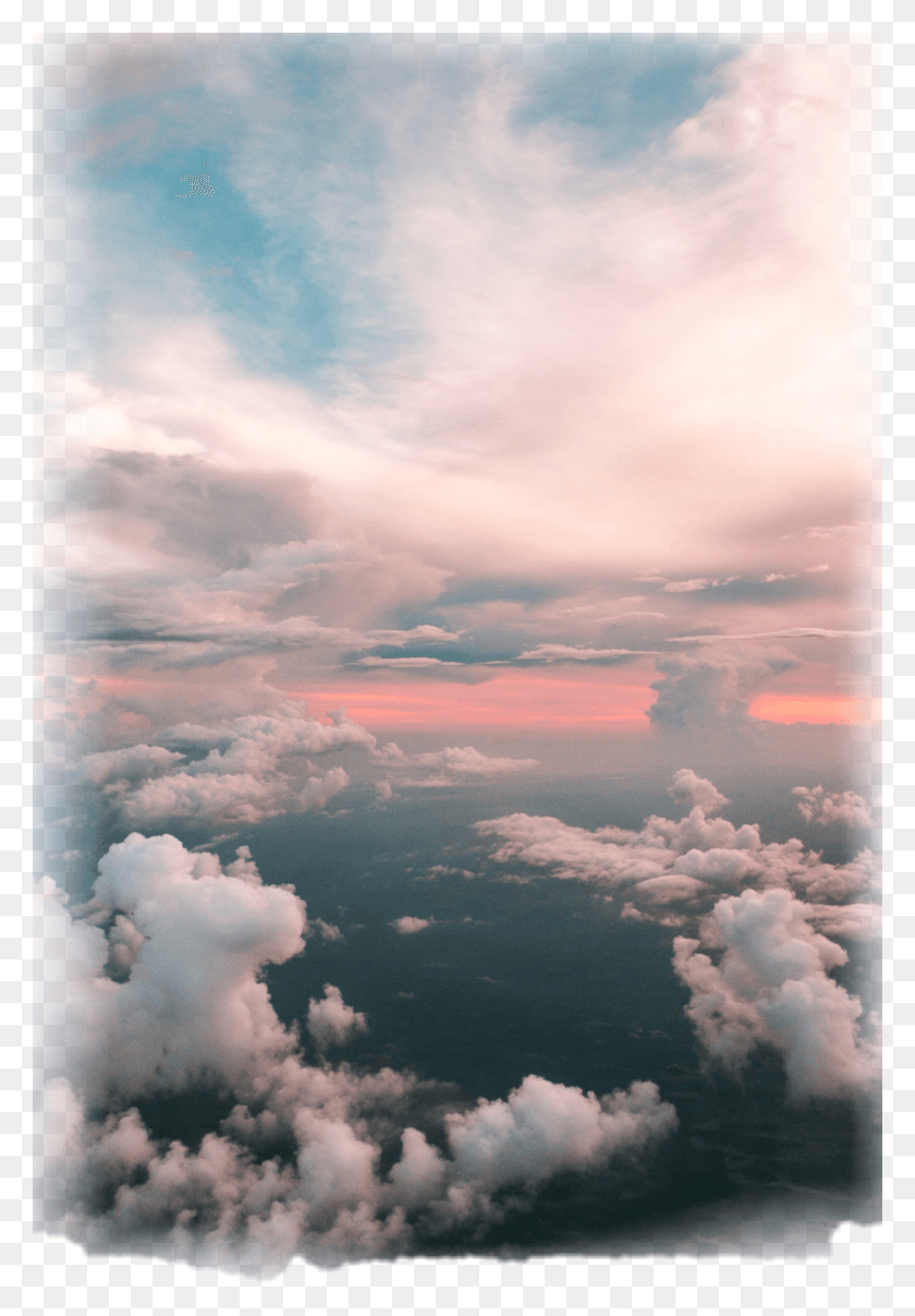 1024x1507 Ftestickers Clouds Sky Colorful Cloud Iphone Xr Background, Nature, Outdoors, Weather HD PNG Download