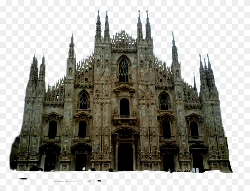 1024x763 Ftestickers Freestickers Cathedral Catedral Monument Milan Cathedral, Architecture, Building, Spire HD PNG Download