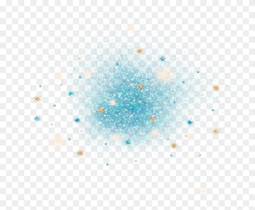 782x634 Ftestickers Glitter Overlay Blue Gold, Освещение, Астрономия, Космическое Пространство Png Скачать