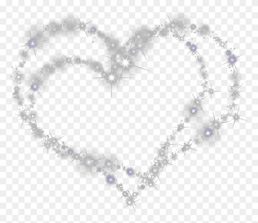 987x843 Ftestickers Hearts Sparkle Glitter Purple Necklace, Jewelry, Accessories, Accessory HD PNG Download