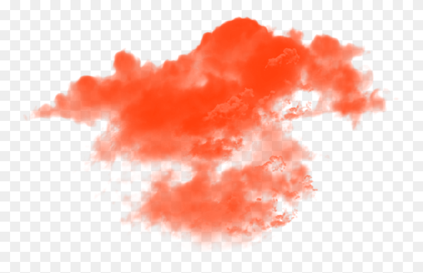 750x482 Descargar Pngftestickers Overlay Mist Clouds Pintura Roja, Montaña, Al Aire Libre, Naturaleza Hd Png