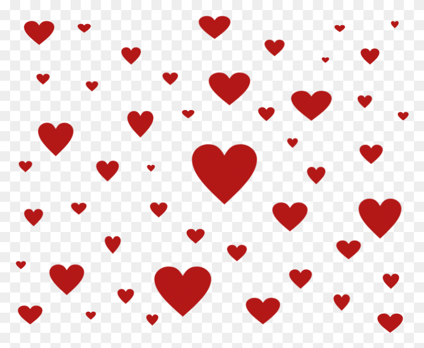 817x660 Ftestickers Red Hearts Маска Наклейка Picsart Красные Сердца Для Picsart, Сердце, Коврик, Бумага Hd Png Скачать