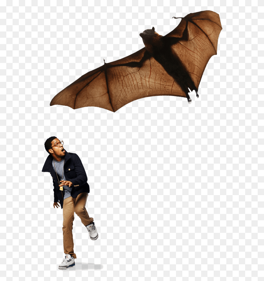 577x833 Ftestickers Running Man Scared Bat Monster Stickers Kid Cudi Render, Person, Human, Shoe HD PNG Download