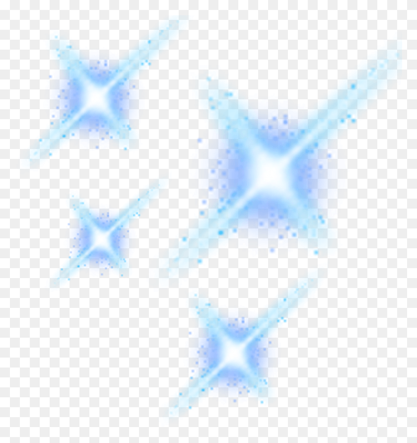 960x1025 Ftestickers Stars Sparkles Luminous Blue Star, Свет, Вспышка, Фиолетовый Png Скачать