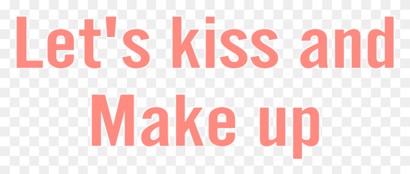 813x310 Ftestickers Text Kiss Makeup Funky Homosapien, Number, Symbol, Alphabet HD PNG Download