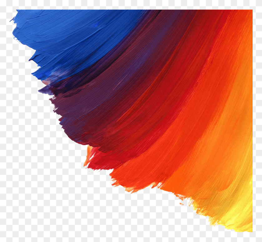 1060x972 Ftestickers Watercolor Paint Corne Border Rainbowcolors, Mountain, Outdoors, Nature HD PNG Download
