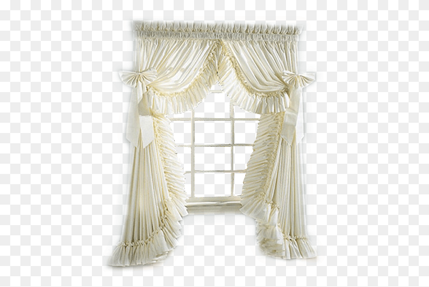 437x501 Ftestickers Window Curtains Drapes Curtains, Furniture, Cushion, Lace HD PNG Download