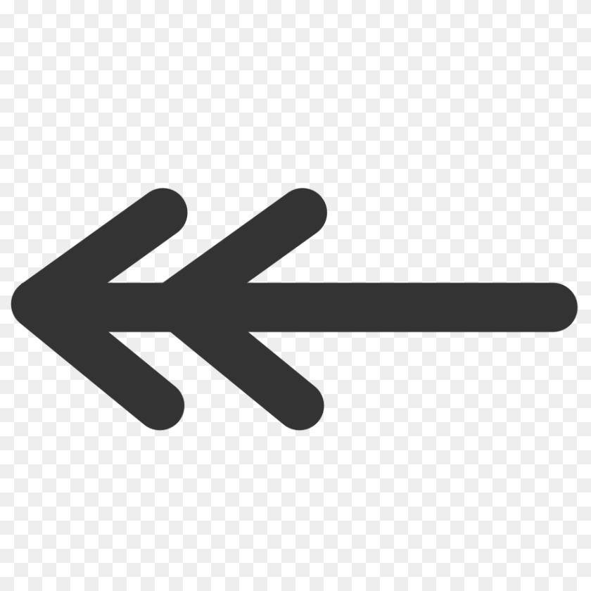 Ftline Double Line Arrow Begin Clipart For Web, Cutlery, Fork, Symbol, Sign PNG
