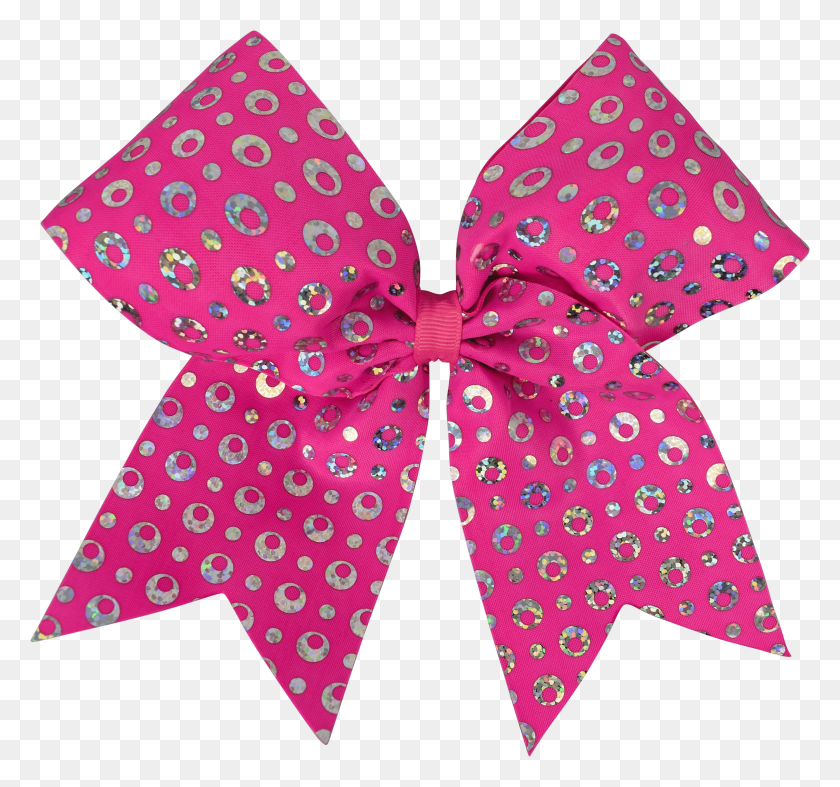 2790x2603 Fuchsia Pink Bubble I Love Cheer Hair Bow, Texture, Pattern, Polka Dot Descargar Hd Png