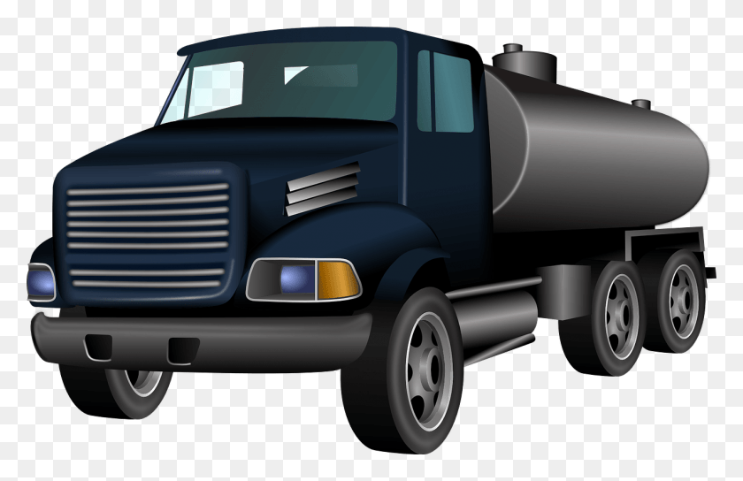 1280x795 Fuel Oil Delivery Truck Clip Art, Truck, Vehicle, Transportation HD PNG Download