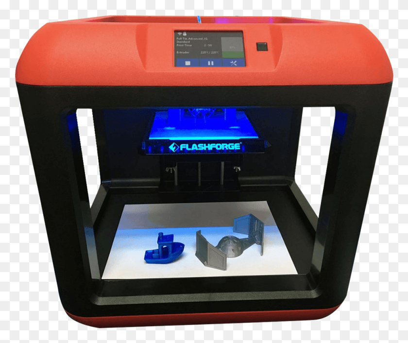 979x811 Descargar Png / La Máquina De Vapor Con Electrónica De Impresión 3D, La Máquina, La Impresora, La Pantalla Hd Png.