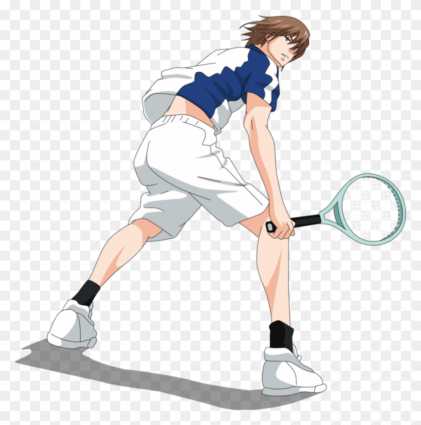 889x899 Fuji Shusuke Prince Of Tennisvector By Sgcassidy Prince Of Tennis Fuji, Person, Human, Tennis Racket HD PNG Download