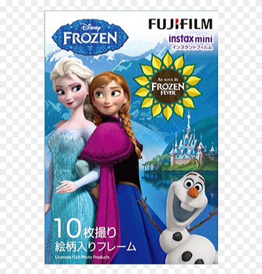 560x817 Fujifilm Instax Mini Film Frozen Fever Frozen Instax Mini Film, Person, Human, Toy HD PNG Download
