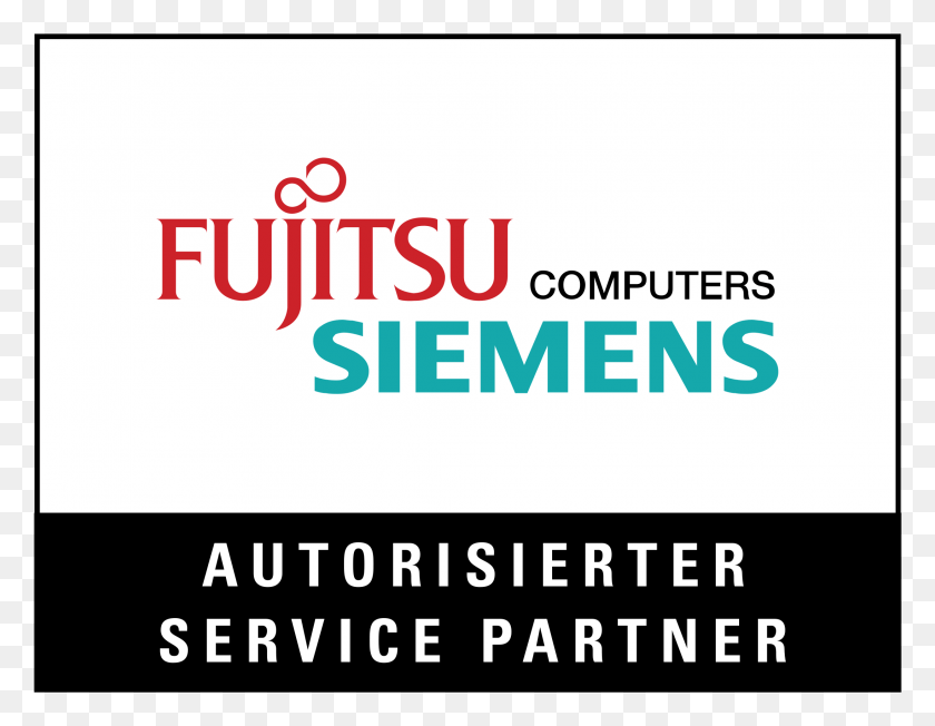 2191x1663 Fujitsu Siemens Computers Logo Прозрачный Fujitsu, Текст, Плакат, Реклама Hd Png Скачать