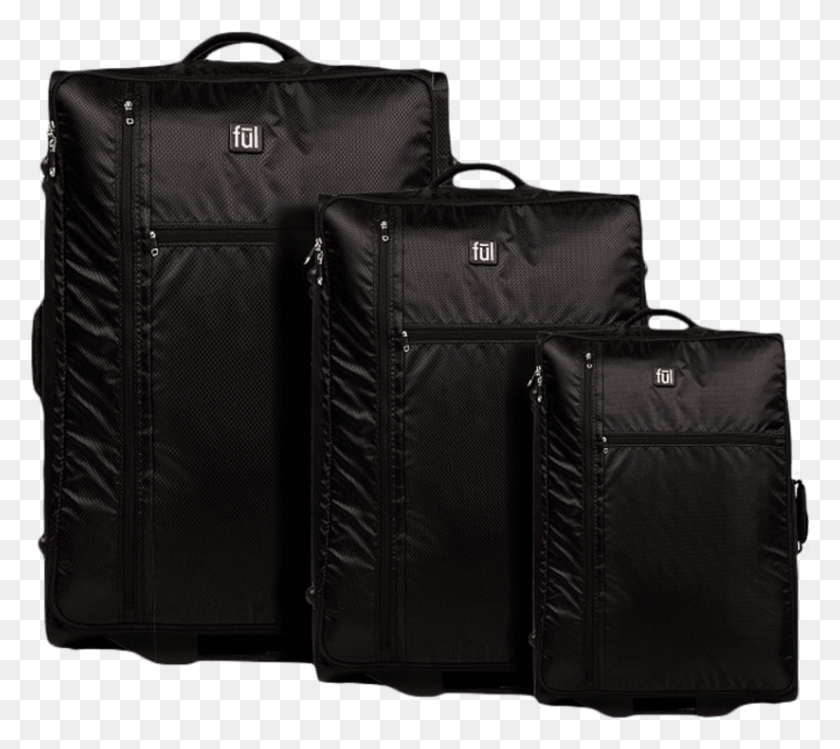 823x727 Ful 3 Piece Folding Softsided Luggage Briefcase, Suitcase HD PNG Download