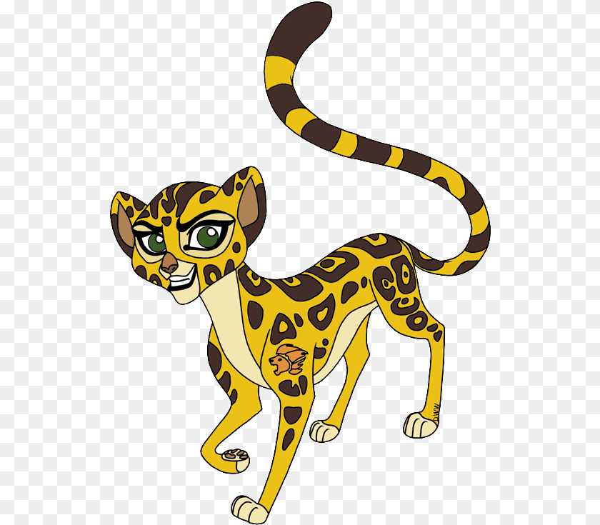 Fuli Lion Guard Characters, Animal, Cheetah, Mammal, Wildlife Clipart PNG