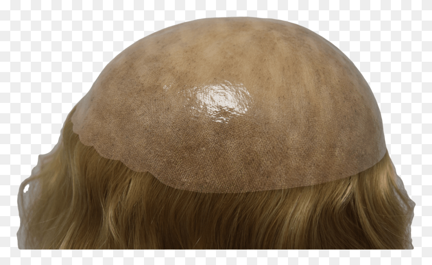 1212x708 Full Clear Skin Base Lady39S Top Hairpiece 16 Long Blond, Одежда, Одежда, Шляпа Png Скачать