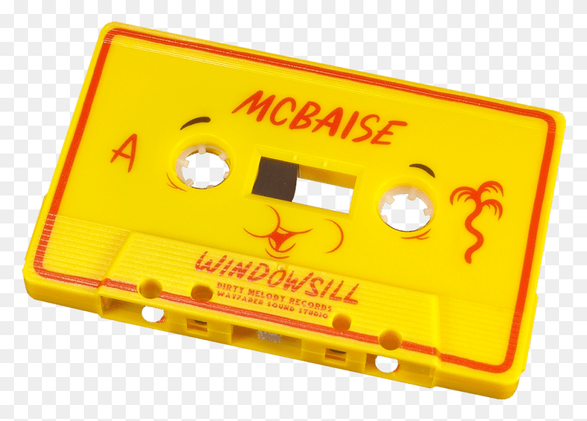 968x675 Full Coverage Red And Black Printing Onto A Yellow Clear Cassette Tape, Cassette, Box HD PNG Download