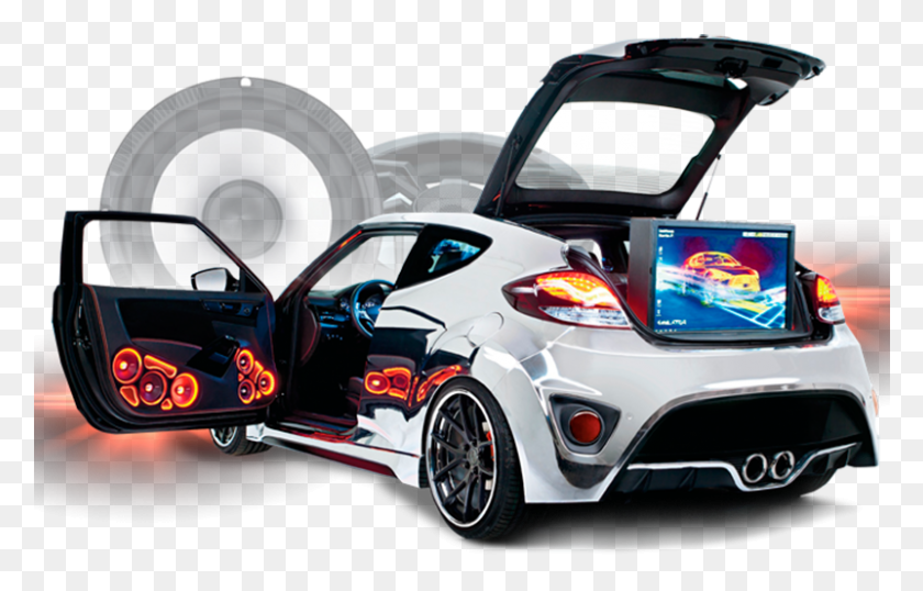801x491 Full Customizationour Team Of Car Artists Have Been Auto Sound, Vehicle, Transportation, Automobile HD PNG Download