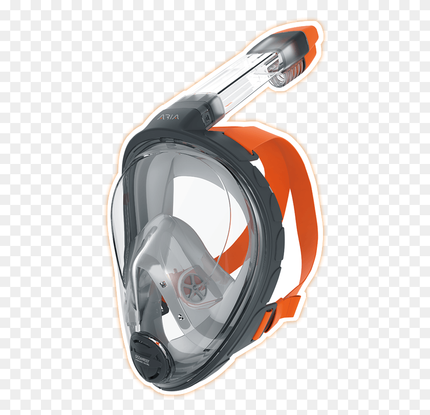 442x750 Full Face Snorkel Mask Price, Helmet, Clothing, Apparel HD PNG Download