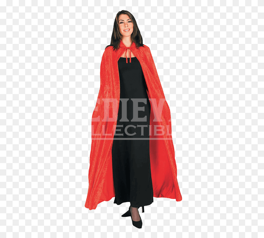 462x699 Full Length Red Velvet Costume Cape Cape, Clothing, Apparel, Fashion Descargar Hd Png