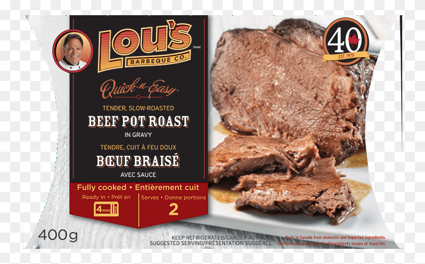750x462 Full Package St Louis Pot Roast, Person, Human, Advertisement HD PNG Download